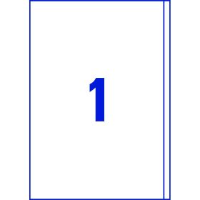   Etikett címke univerzális 200X297 mm 1 db/ív, 100 db/csomag