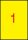 Etikett címke színes 210X297 mm sárga 1 db/ív, 25 ív/csomag