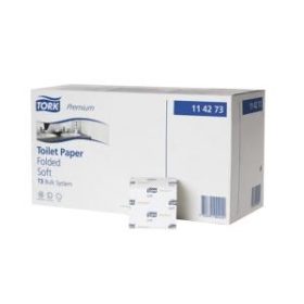   Tork Premium hajtogatott toalettpapír, soft (T3 Bulk rendszer) 30 csomag/karton (114273)