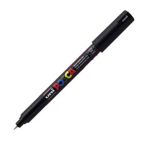   Dekormarker Uni Posca PC-1MR 0.7 mm, mm extra vékony hegy, fekete (black 24)