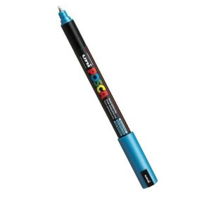   Dekormarker Uni Posca PC-1MR 0.7 mm, mm extra vékony hegy, metál kék (metallic blue M33) 