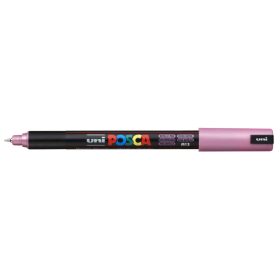   Dekormarker Uni Posca PC-1MR 0.7 mm, mm extra vékony hegy, metál rózsaszín (metallic pink M13)