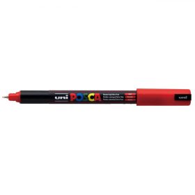   Dekormarker Uni Posca PC-1MR 0.7 mm, mm extra vékony hegy, piros (red 15)