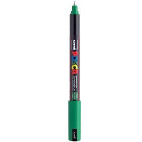   Dekormarker Uni Posca PC-1MR 0.7 mm, mm extra vékony hegy, zöld (green 6)