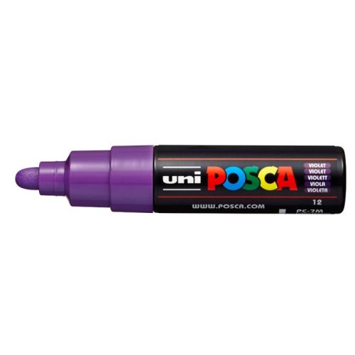 Dekormarker Uni Posca PC-7M 4.5-5.5 mm, kúpos, lila (violet 12)