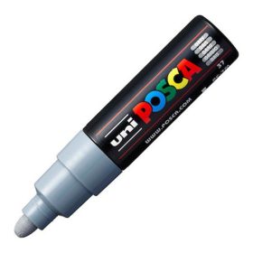  Dekormarker Uni Posca PC-7M 4.5-5.5 mm, kúpos, szürke (grey 37)