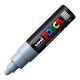 Dekormarker Uni Posca PC-7M 4.5-5.5 mm, kúpos, szürke (grey 37)