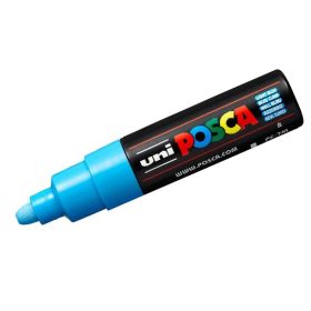   Dekormarker Uni Posca PC-7M 4.5-5.5 mm, kúpos, világoskék (light blue 8)