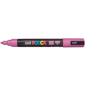   Dekormarker Uni Posca PC-5M 1.8-2.5 mm, kúpos, málna (raspberry 57)