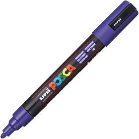   Dekormarker UNI POSCA PC-5M 1.8-2.5 mm, kúpos, poroszkék (prussian blue 10)