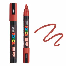   Dekormarker Uni Posca PC-5M 1.8-2.5 mm, kúpos, rubint piros (ruby red 56)