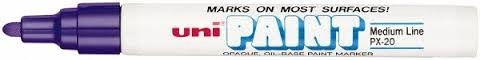 Lakkmarker Uni PX-20 2,2-2,8MM (lakkfilc) lila