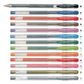 Zselés Toll Uni UM-100 Signo kupakos (0,5 mm) kék