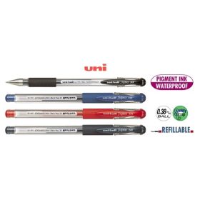   Zselés toll Uni UM-151 Signo DX kupakos (0,38 mm) sötétkék