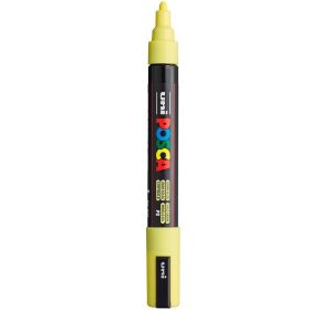   Dekormarker Uni Posca PC-5M 1.8-2.5 mm, kúpos, napsárga (sunshine yellow P2)