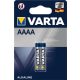 Elem, AAAA speciális, LR61, 1,5V, 2 db, VARTA