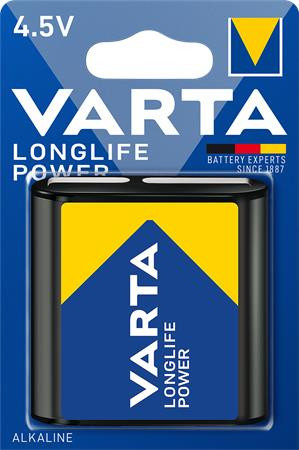 Elem, 3LR12 lapos elem, 4,5 V, 1 db, VARTA Longlife Power