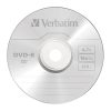 DVD-R lemez, AZO, 4,7GB, 16x, vékony tok, Verbatim (43547)