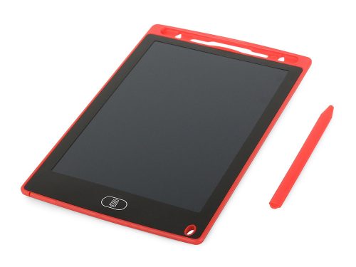 LCD, digitális rajztábla, grafikus rajztábla 8.5” stylus tollal – jegyzeteléshez és rajzoláshoz, piros