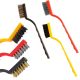 Kefe készlet acél/nylon/réz tisztítókefék 3db/klt