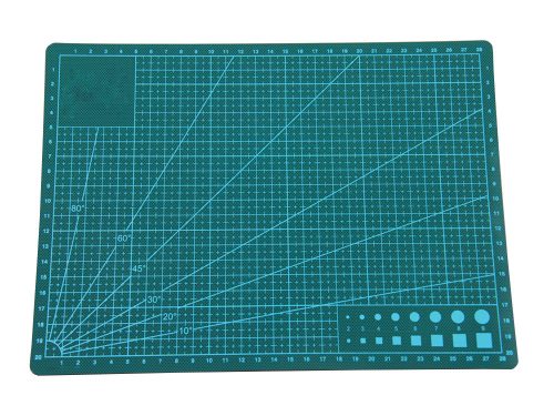 Vágólap, vágóalátét, A4 22x30cm, 3mm vastag, zöld, kétoldalas, öngyógyuló
