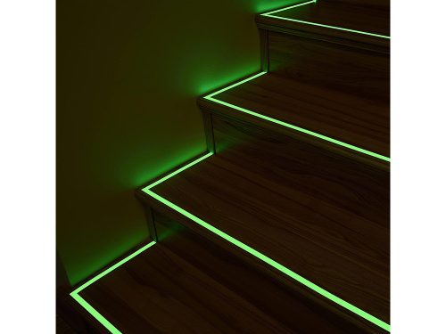 Sötétben világító, fluroeszkáló, fényvisszaverő ragasztószalag 2cm x 3m 