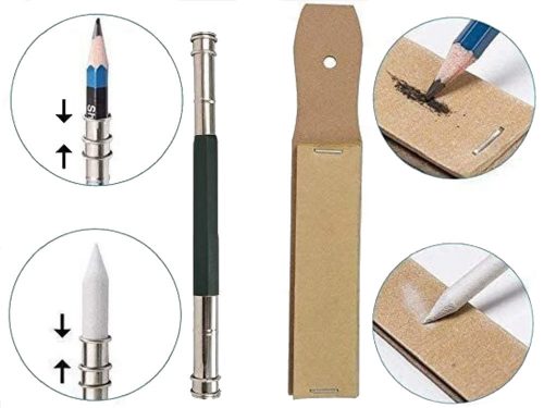 Professzionális 74 részes rajzkészlet – ceruzák, szén, pasztell, színes ceruzák és tartozékok praktikus tokban