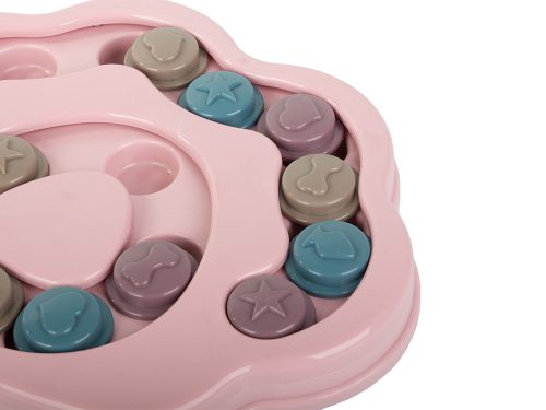 Interaktív játék és kutyatál, puzzle kutyáknak 28x22cm (szín nem választható)