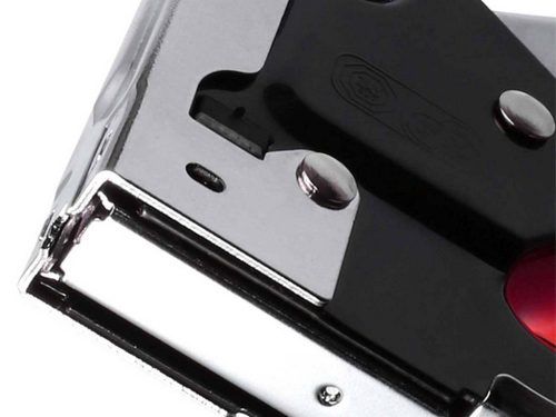 Kárpitos tűzőgép, kárpittűző 3 az 1-ben, kézi tűző, tűzőpisztoly 4–14 mm kapocshoz, acélházzal és erőszabályzóval