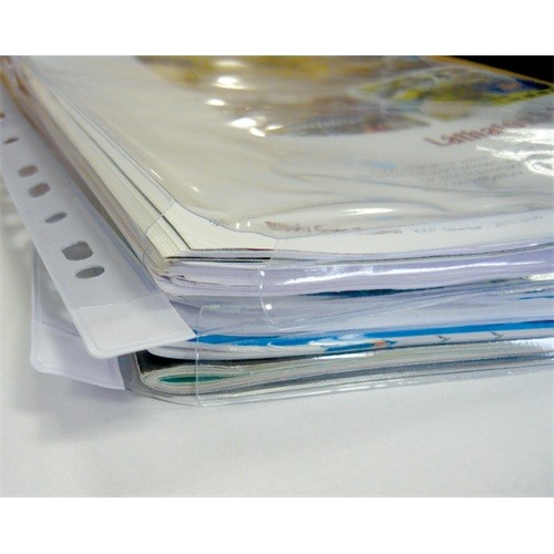 Lefűzhető katalógustartó genotherm Jumbo A4 180 mikron, 25mm gerinc, 10db/csomag, Victoria