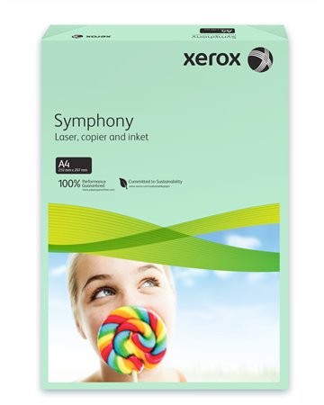 Xerox Symphony színes másolópapír, A4, 80 g, zöld (közép) 500 lap/csomag