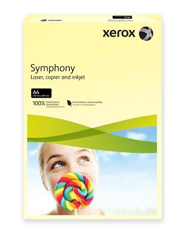 Xerox Symphony színes másolópapír, A4, 80 g, világossárga (pasztell) 500 lap/csomag